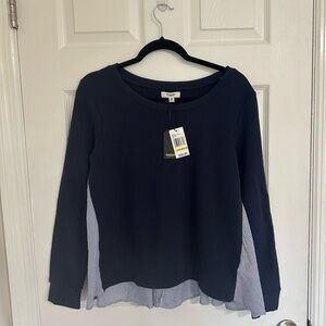 💙🩵Kensie: Casual Button-Down Sweatshirt